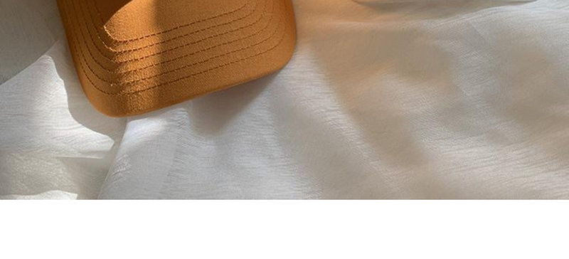 Instagram Korean minimalist style small letter embroidered duckbill women in spring and summer, cotton soft top_voghion.com