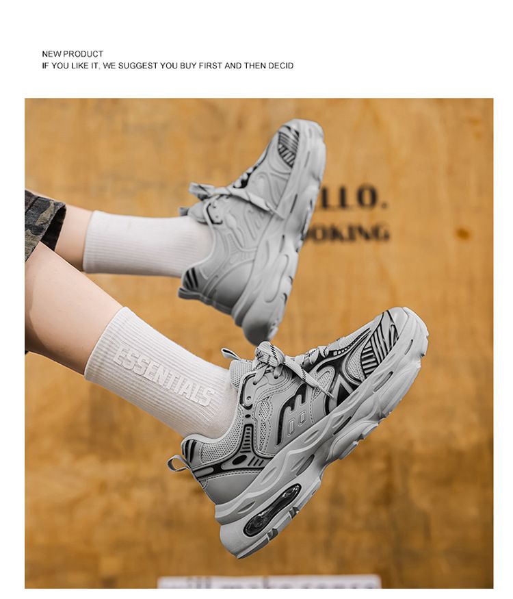2025 Frühjahr Neue Atmungsaktive Mesh-Sneakers Für Herren Trendy Vielseitige Casual Dad-Schuhe Mit Dicken Sohlen_voghion.com