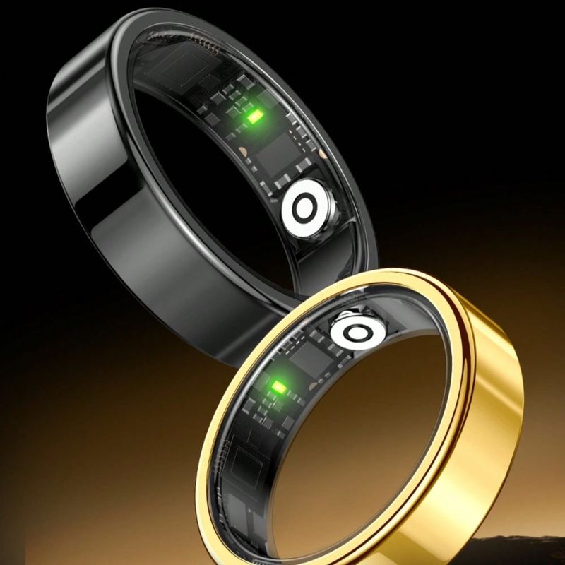 SR09 Smart Ring Sundhedstracker Vandtæt Fitness Søvnmåler Bluetooth Kompatibel 5.1 Pulsmåler Blodiltsmåler_voghion.com