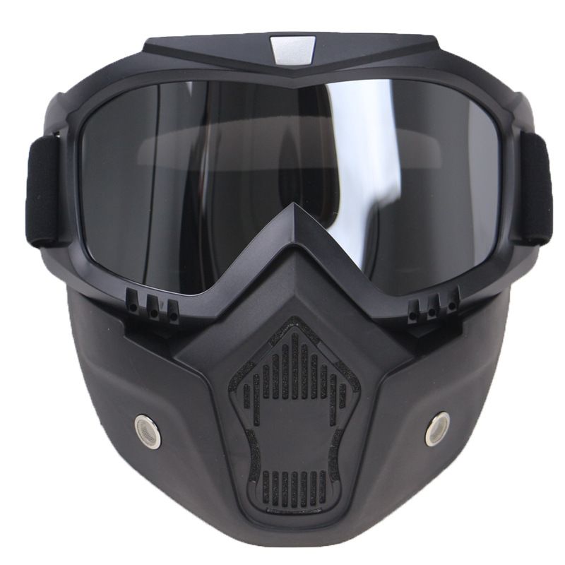 Motorrad Helm Reitmask Goggles Set Harley Helm Mask Hallef Helm Mask_voghion.com