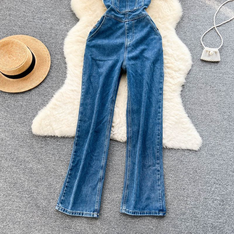 Damenmode Schlankes Kurzarm-T-Shirt-Oberteil mit hoher Taille und einteiliger Hose, zweiteiliges Set_voghion.com