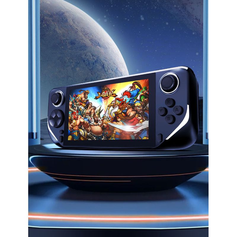 Neue Handheld-Spielkonsole E6: 5 Zoll, volle Abdeckung, A500, N64, Zwei-Spieler-Kampf_voghion.com