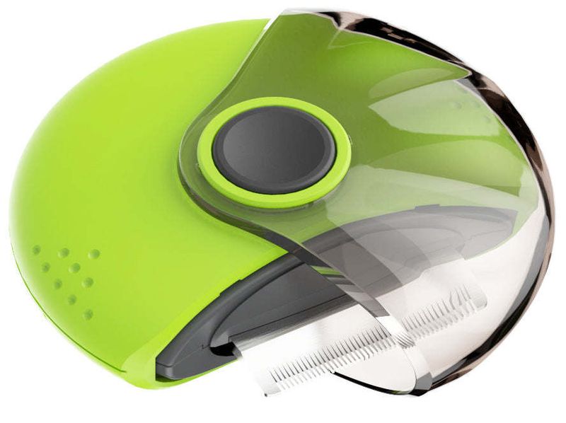 Pet Life 'Axler' Triple Rotating Rake Deshedder and Dematting Grooming Pet Comb_voghion.com