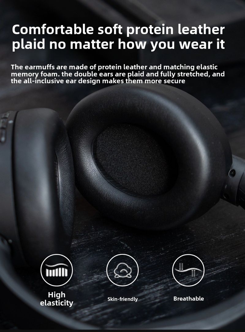 Cuffie con cancellazione del rumore NIA Cuffie ricaricabili Bluetooth Comfort Plug-in_voghion.com