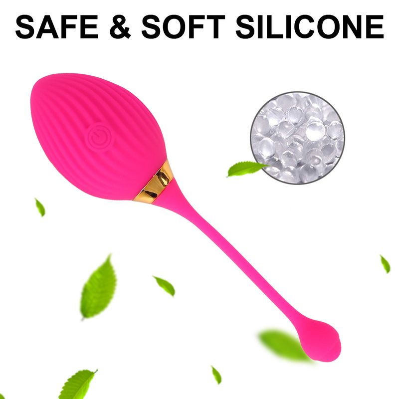 Plug œuf sans fil à 10 vitesses, stimulation anale du clitoris, jouet sexuel pour femme, vibromasseur d'exercice de serrage 977_voghion.com