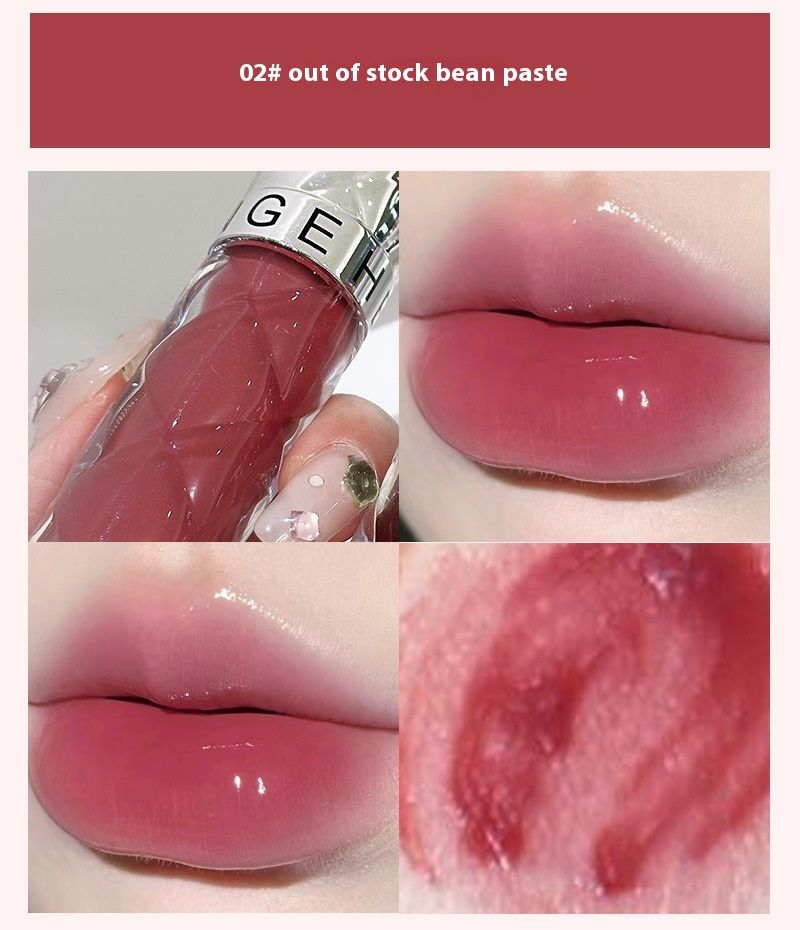 New Mianmian Light Yarn Mirror Lip Glaze Clear, Moisturizing, Water Shining Glass Lips Korean Tender Girl Lip Gloss_voghion.com