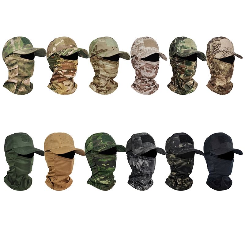 Karstā izpārdošana Tropu piedzīvojumu Vizieri Cepures Džungļu Medību Cepure Saulessargs Camo Cepures Vīriešu Armijas Kausa Cepures Militāri Taktiskais Kakla pārsegs_voghion.com