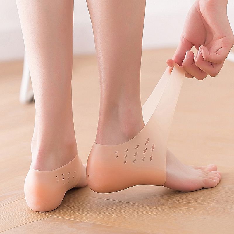 Onzichtbare binnenzool dames superzachte siliconen physical bionic voetsokken verhogen half pad mannelijk 5cm_voghion.com