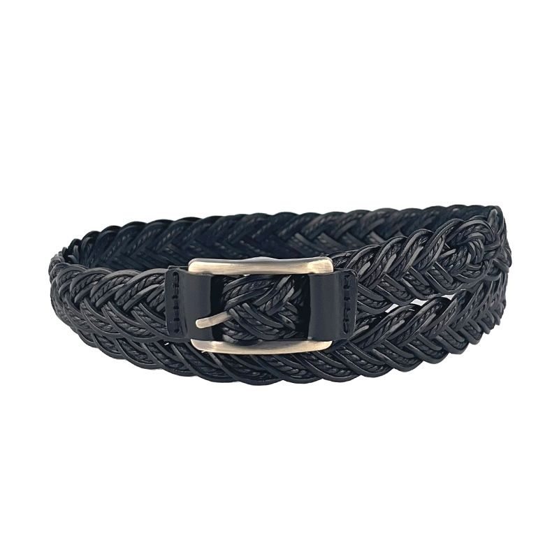 Gewebt für Freizeithosen und Kleider, dünner Damen-Ledergürtel ohne Löcher aus Guangzhou_voghion.com