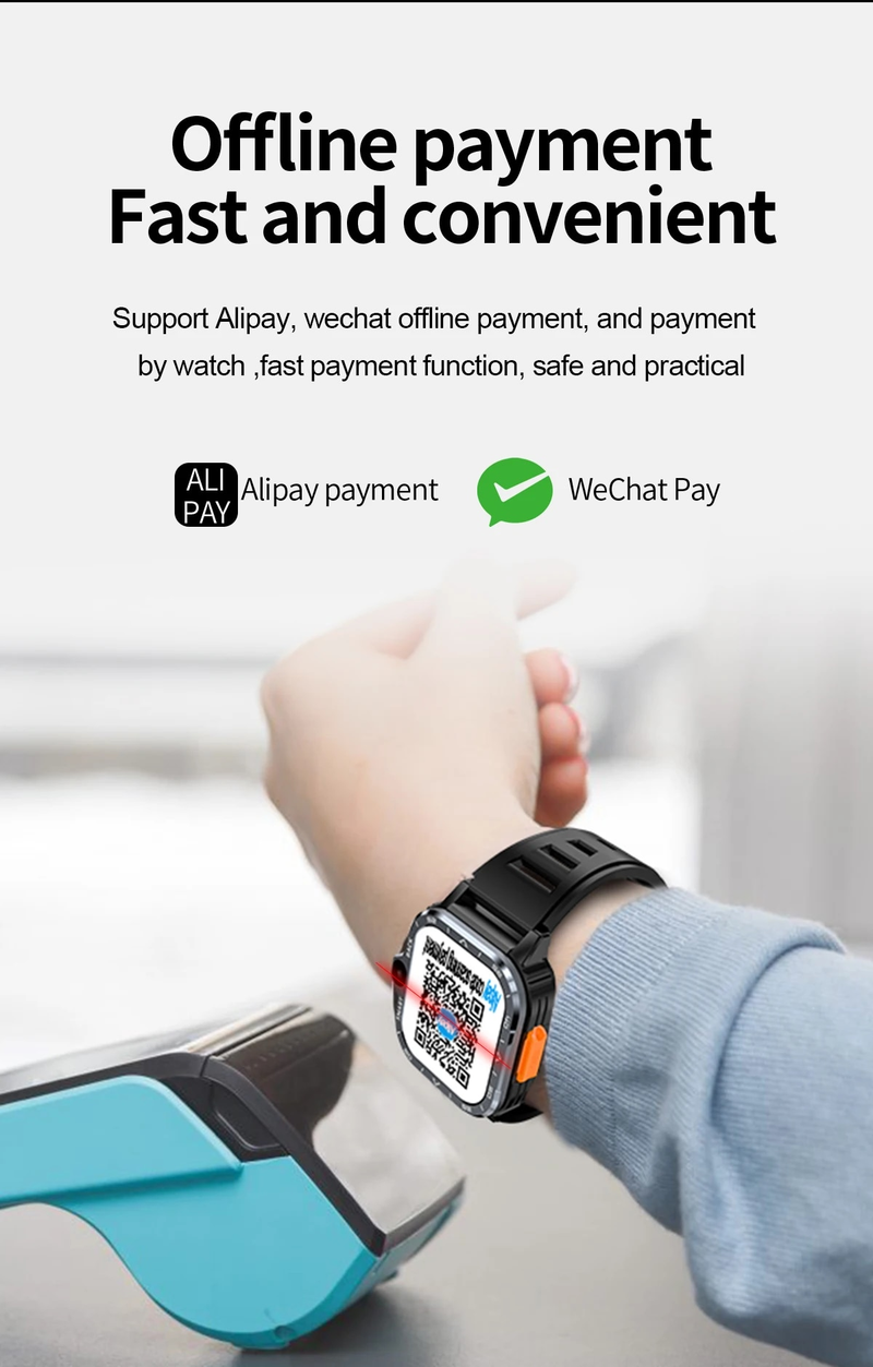 Valdus PGD Android Smart Watch Herren GPS 16G/64G ROM-Speicher HD Dual-Kamera NFC 2G 4G SIM-Karte WIFI Kabelloses schnelles Internet_voghion.com