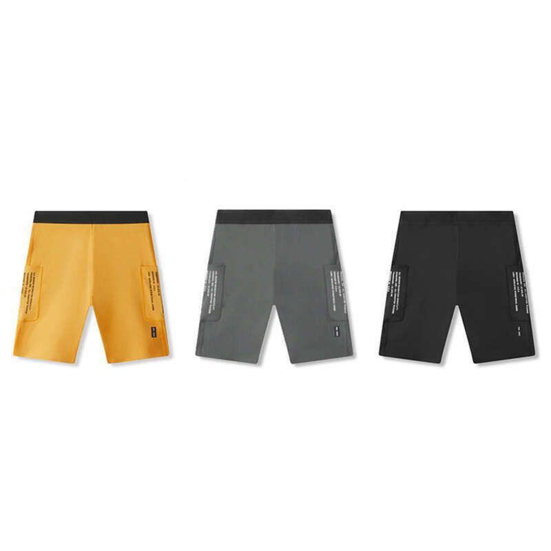 Pantaloncini sportivi estivi da uomo, sottili, americani, professionali, a compressione, ad alta elasticità, aderenti, multitasche_voghion.com
