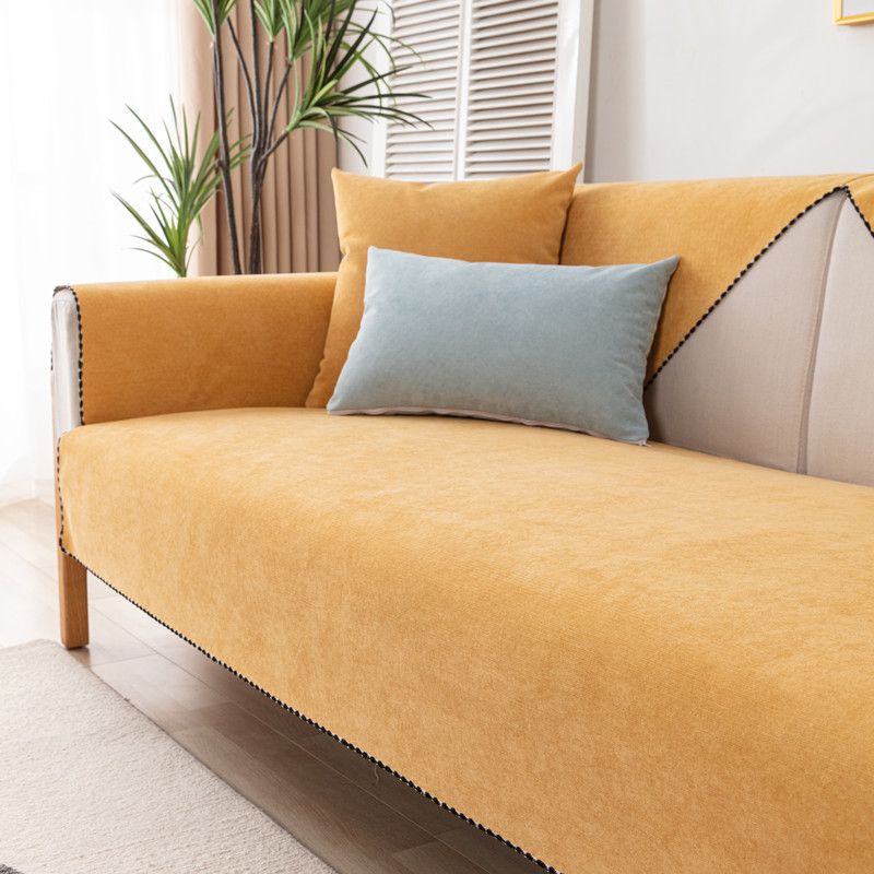 Home & Garden Waterproof Sofa Cushion Anti Cat Scratching Universal Anti Slip Modern Simple Solid Color Pet Urine Proof Sofa Cover Backrest Towel_voghion.com
