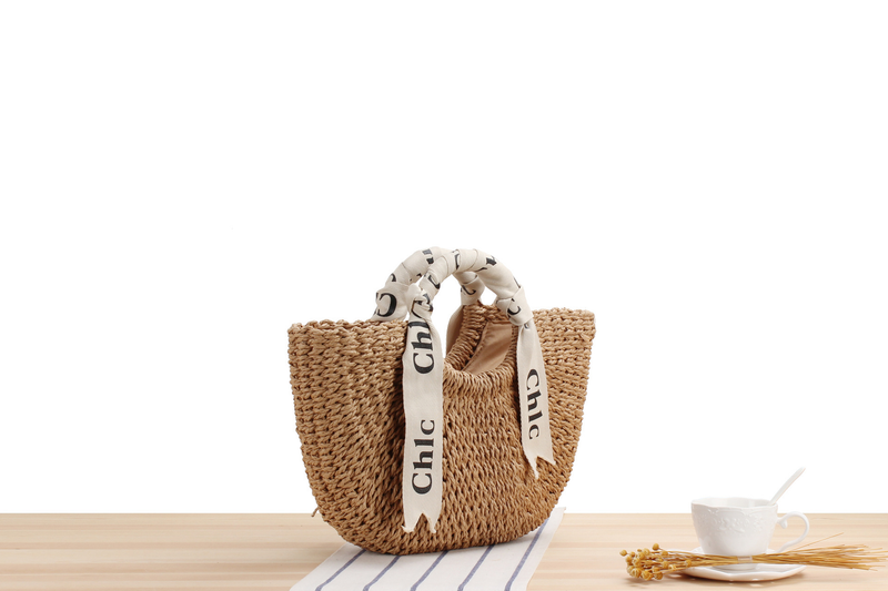 P9Een Stéck Bréif Seid Schal, Hand-ofgehalen Stréimännchen Sak, Papyrus gewéckelt Stréimännchen Sak, Ausfluch Vakanz Handtasche, Mond Sak_voghion.com
