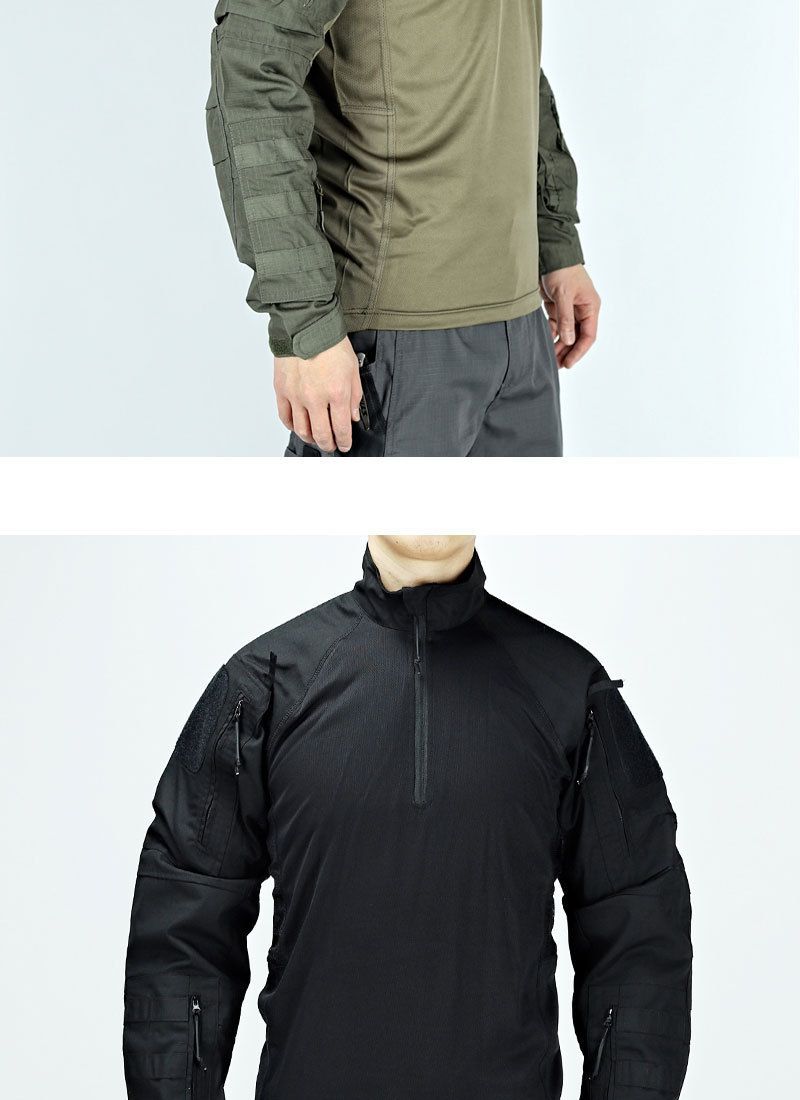 Herenkleding Tactisch pak Heren Frogman Combat Uniform Een complete set van lente- en herfsttrainingsuniformen met lange mouwen CS Field Training Suit_voghion.com