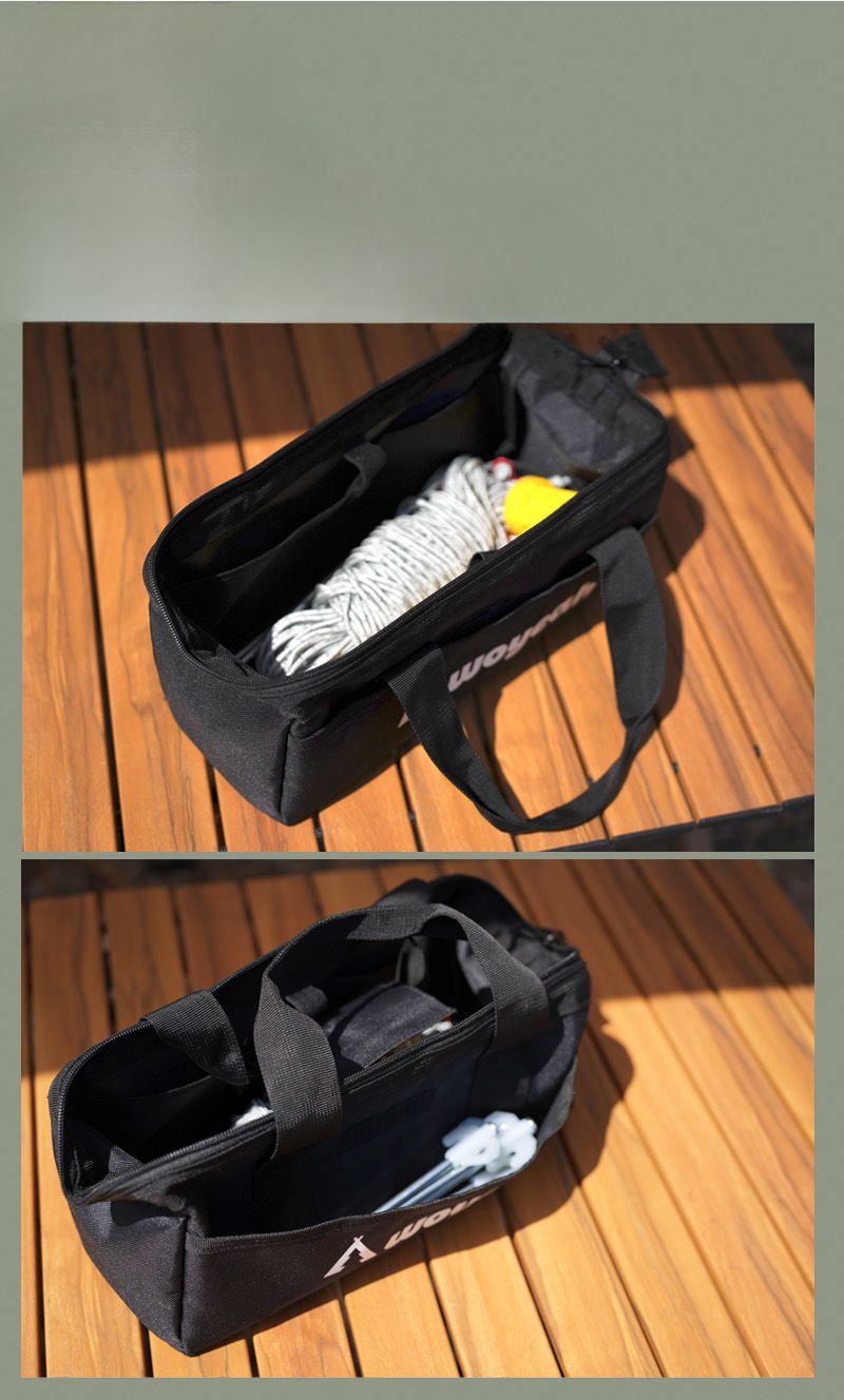 Tenda da campeggio portatile, grande capacità, per esterni, accessori, borsa per attrezzi, telo da terra, corda antivento_voghion.com