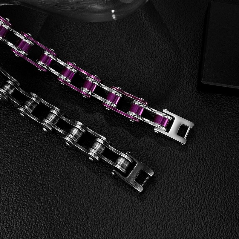 Men's Stainless Steel Personality Fashion All Match Hip Hop Titanium Steel Motorcycle Jewelry Wholesale_voghion.com