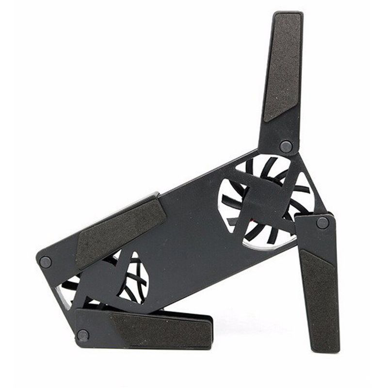 Notebook-viftekjøler radiatorbrakett USB-vifte notebook-kjøler for 10-17 roterbar USB-viftekjølepute for bærbar datamaskin_voghion.com
