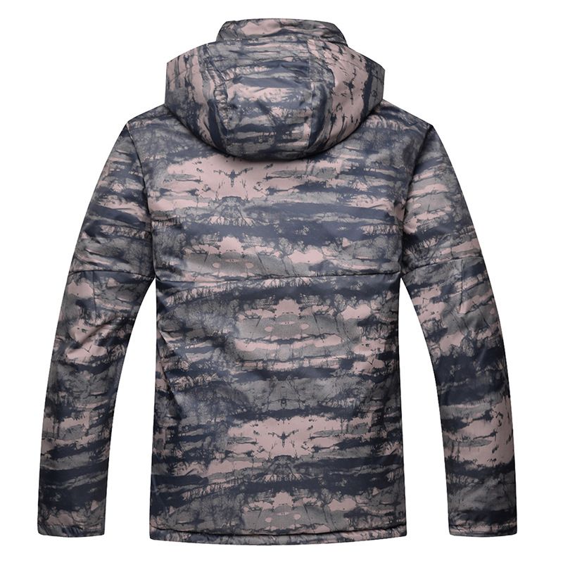 Tuta da sci mimetica da snowboard con giacca e pantaloni caldi e spessi invernali da uomo, nuovo modello_voghion.com