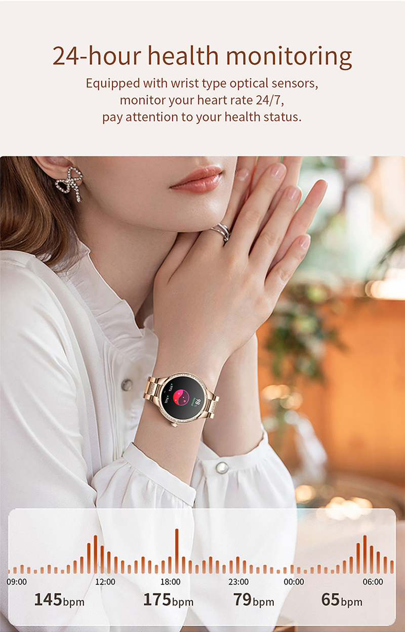 L68b Heart Rate Blood Pressure Oxygen Monitoring Bluetooth_voghion.com