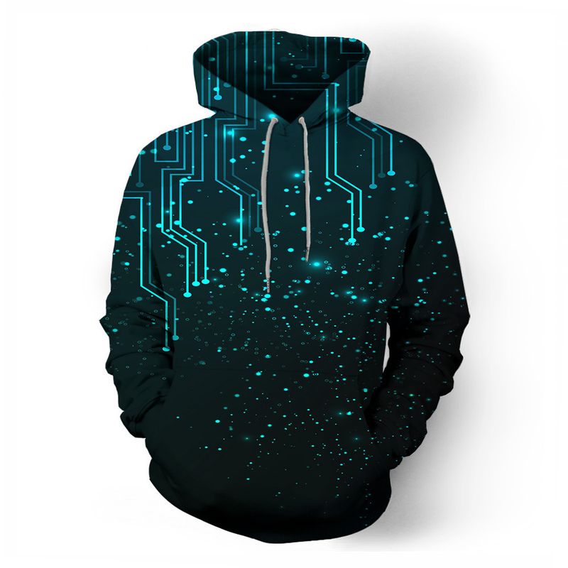 Nuovi maglioni interessanti da uomo e da donna con stampa 3D, felpa con cappuccio Hacker Chip, felpa con cappuccio alla moda a maniche lunghe_voghion.com