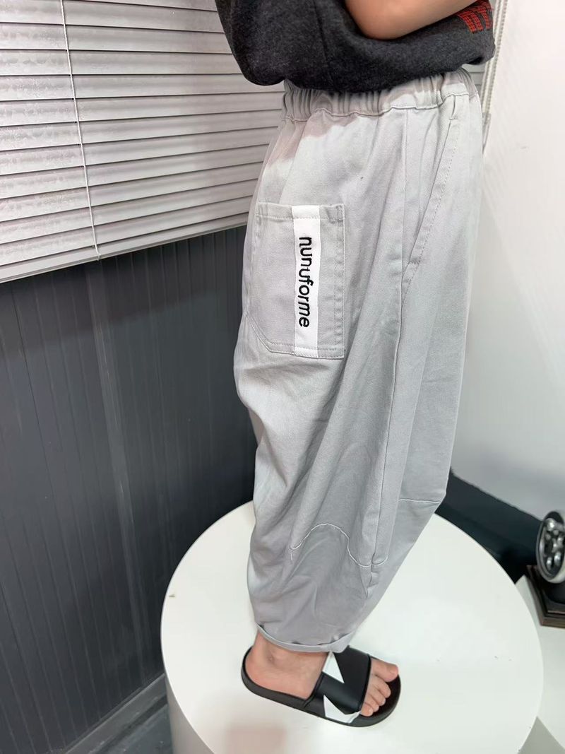 Pantalon de jogging décontracté pour enfant (3-8 ans, 90-140 cm, 100 % coton, imprimé camouflage/léopard)_voghion.com