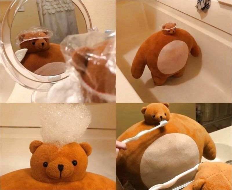 Cuscino di peluche a forma di orso bradipo con testa piccola e grande, elefante e leone, per regalo, schienale e camera da letto_voghion.com