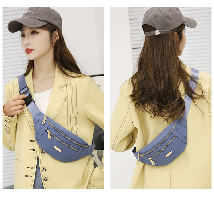 Moud Populär Fraen Taillebeutel Oxford Stoff Broscht Cross Body Bag Broschtbeutel_voghion.com