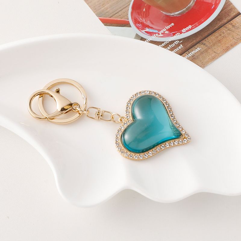 Fashion Ancient Elegant Medieval Palace Style Heart Car Keychain Women's Bag Pendant_voghion.com