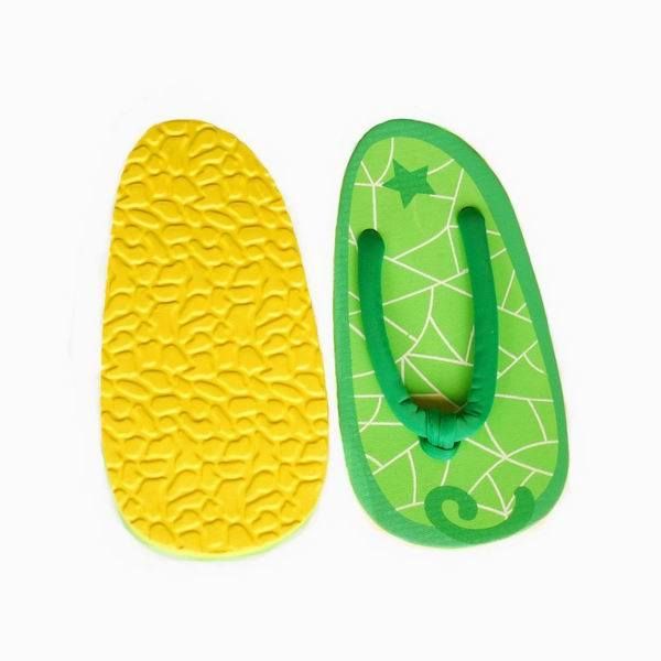Green Cantaloupe Flip Flops Shoes_voghion.com