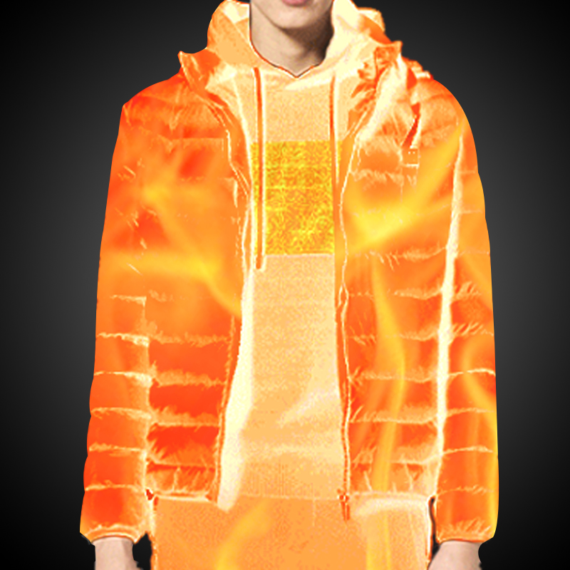 Herren Parka Winter USB Heizung Jacken Smart Thermostat Reine Farbe Mit Kapuze Beheizte Kleidung Männlichen Bobojaco Warm Gepolsterte_voghion.com