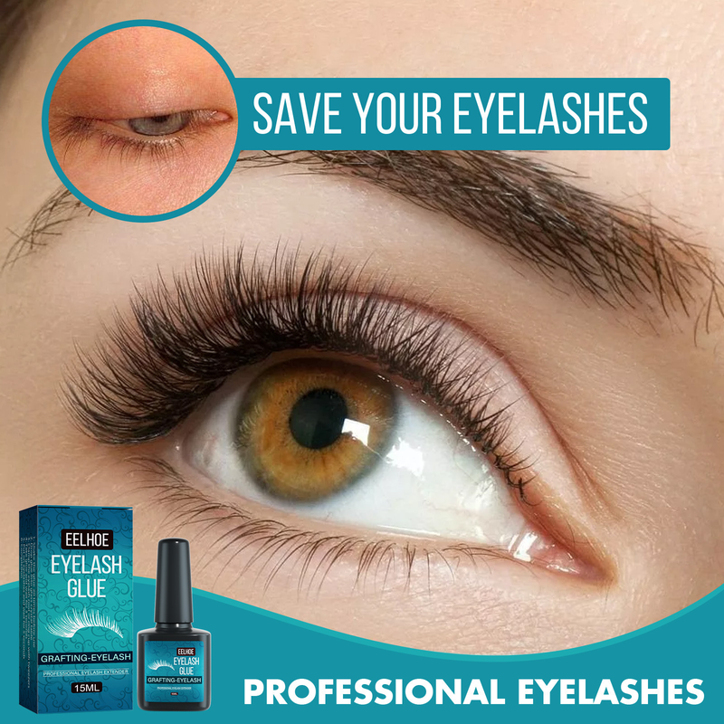 grafting EELHOE eyelash glue is gentle, low sensitivity, quick drying, and beautiful eyelash glue is waterproof, without_voghion.com