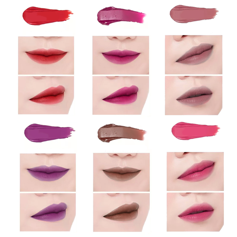 „EELHOE Moulding Lipstick Portable Creative“ vandeniui atsparus, blunkantis, neperšlampamas drėkinamasis raudonojo vyno butelio lūpų glazūra._voghion.com