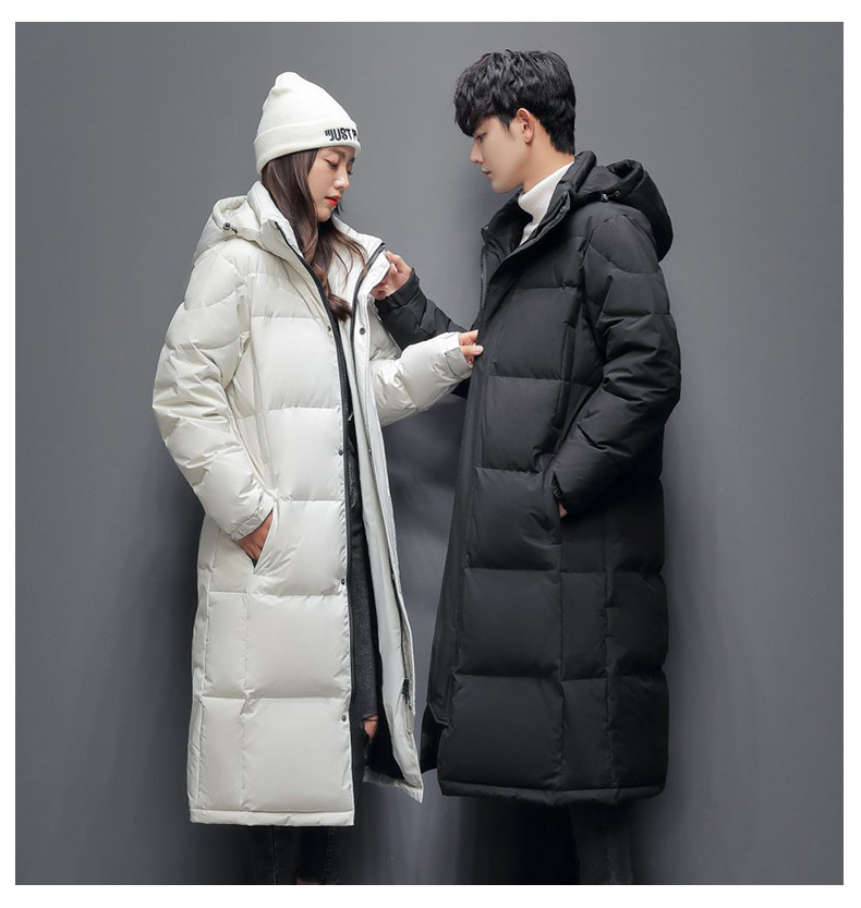 Unisex Thickened Jacket Winter Warm Knee High Warm Jacket Coat Jacket_voghion.com