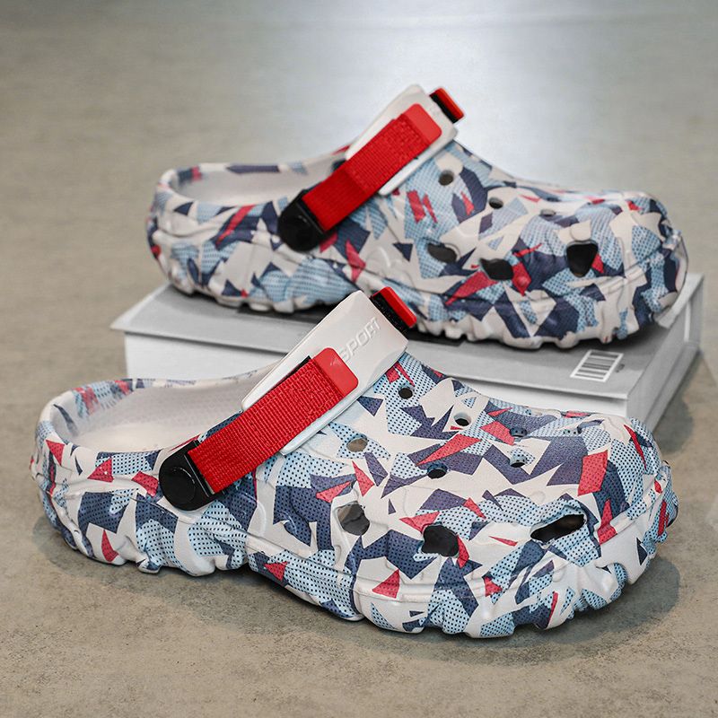 Sommer Herren Hausschuhe Neue EVA Weichsohlen Sandalen Indoor Outdoor Garten Clogs Walking Strand Schuhe Herren Schuhe Große Größe 40-47_voghion.com