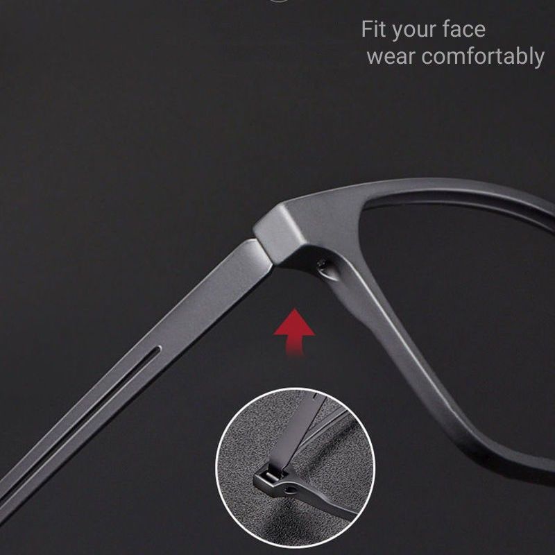 Mode Neue Stil Ultraleicht Männer Lesebrille Unisex Mode Titan Business Brillen Blau Licht Blockieren Rezept_voghion.com