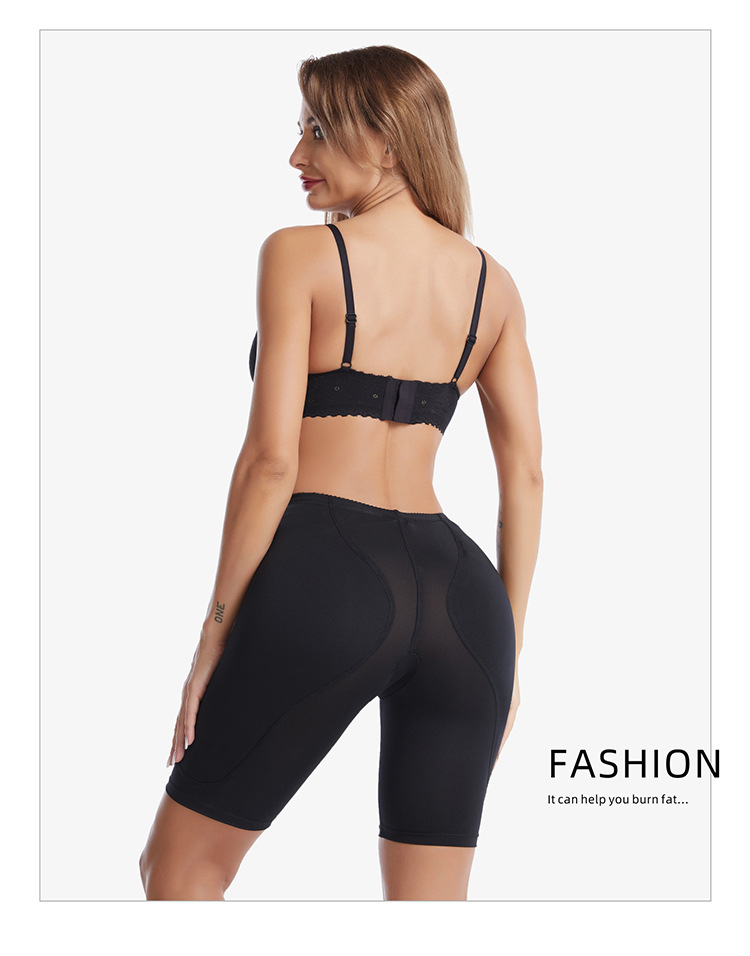 Damenbekleidung, weibliche Boxer-Bauchkontrollhose, Schwammpolster, Fake-Po-Lift-Hose zur Vergrößerung des Gesäßes und Cross-Body-Shaping-Hose, körperbetont_voghion.com