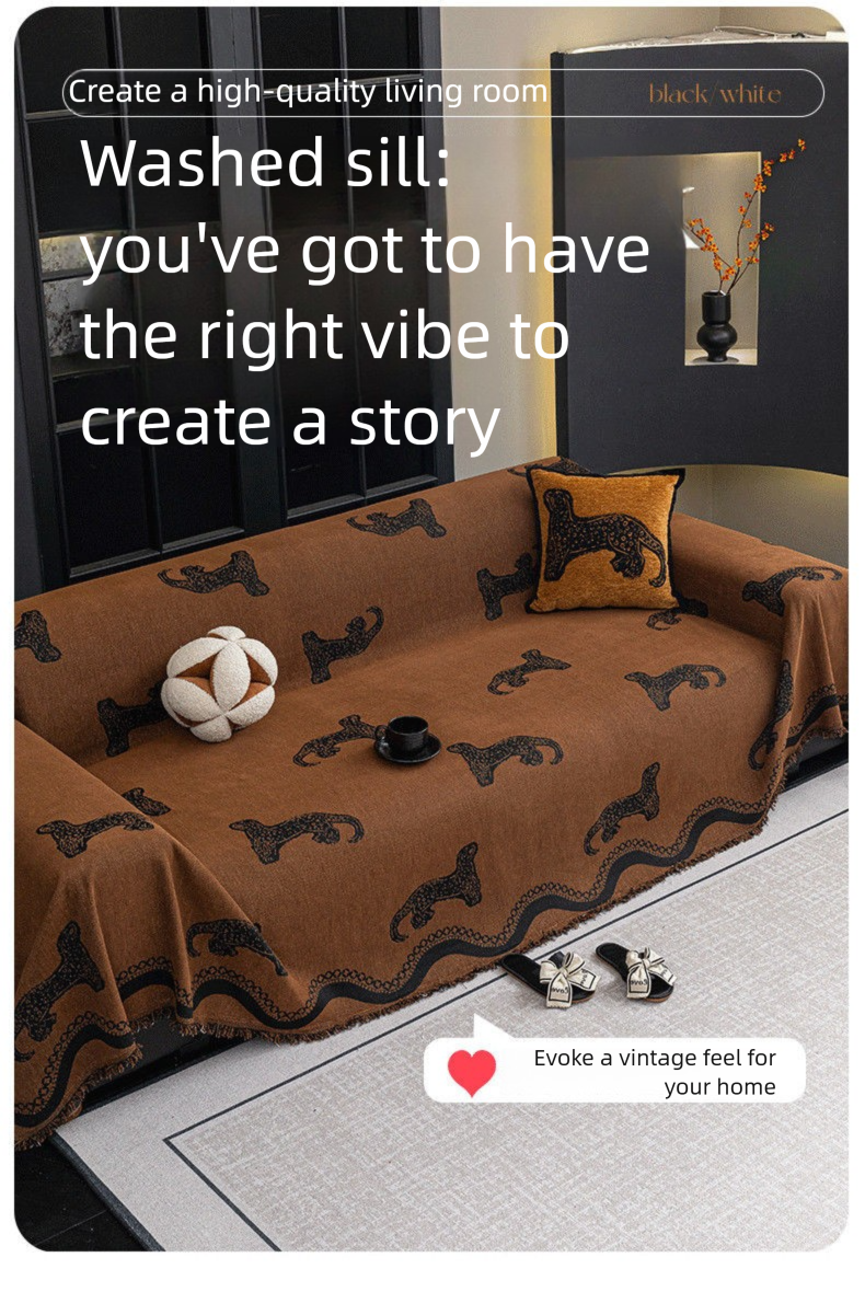 Puxu Chenille Cover Light Luxury Versatile High-end Feel Cat Scratch Resistant Universal Sofa Cushion_voghion.com