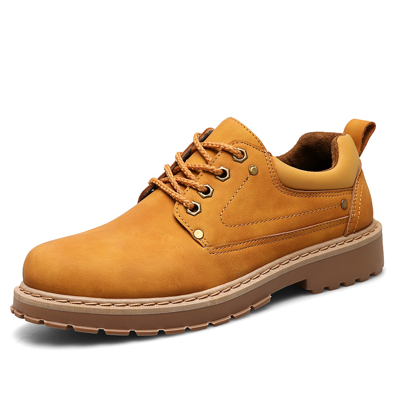 Unbeatable Quality Spring And Autumn British Work Fashion Single Casual Big Head Leather Men's Shoes_voghion.com