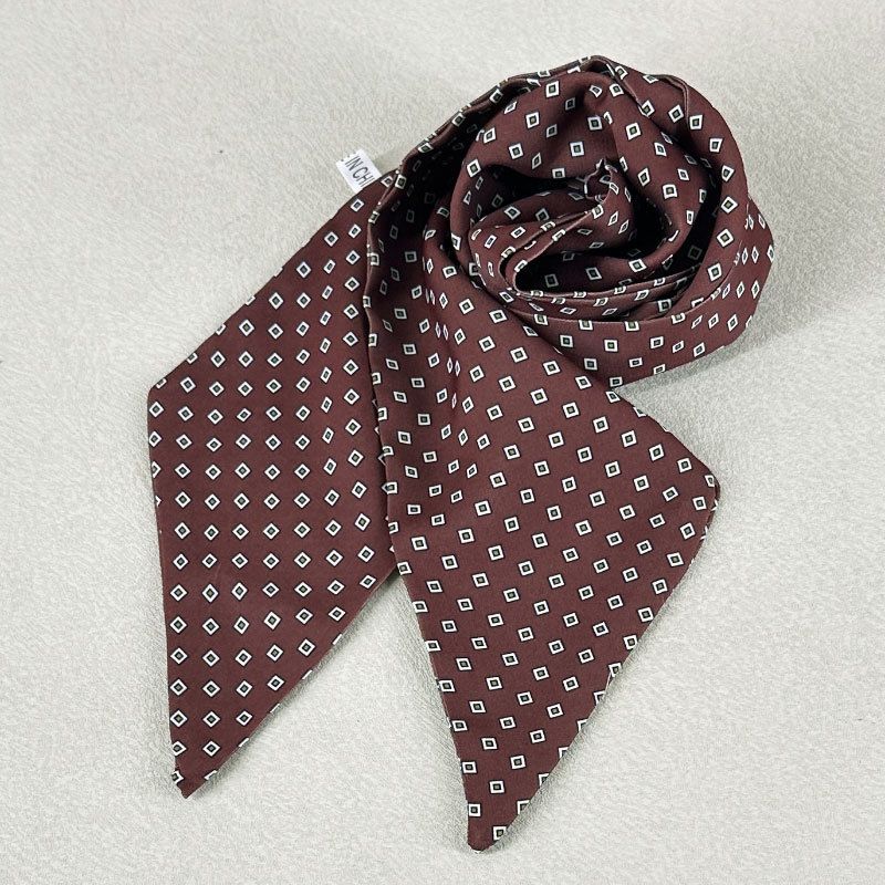 Nastro diagonale sottile e alla moda, versatile, multiuso, stile coreano, da donna, colore marrone-rosso, abbinabile alle foto, primavera estate, nuovo_voghion.com