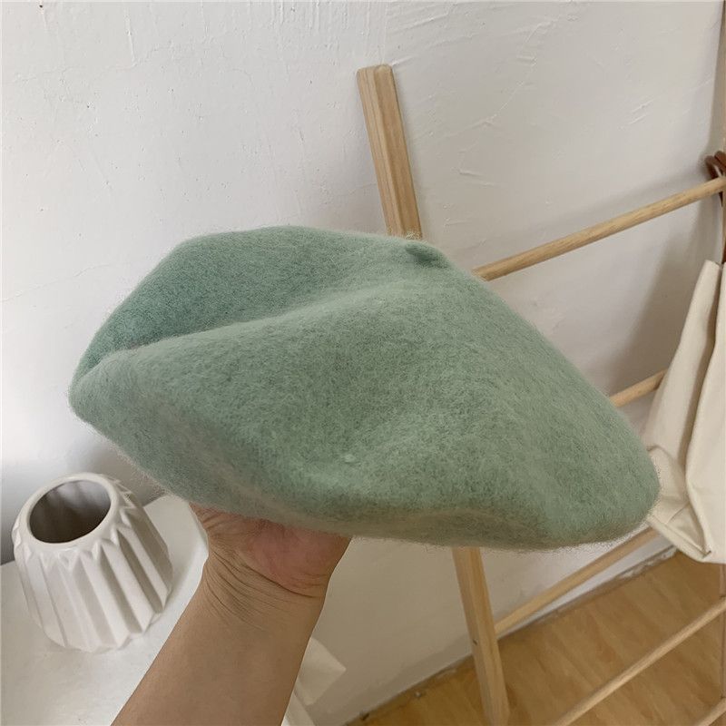Neuheiten Elegante Wolle Künstler Maler Neue Winter Klassische Heiße Frauen Mädchen Weibliche Verdickte Woll Französisch Hut Baskenmütze Kappe Gorros_voghion.com