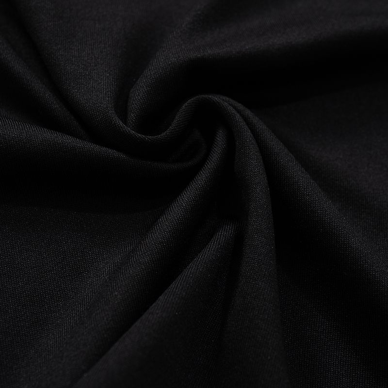 American Shoulder Spice Girl Solid Color Crew Neck Long Sleeve Thin Top Women's 2025 Summer Versatile New_voghion.com