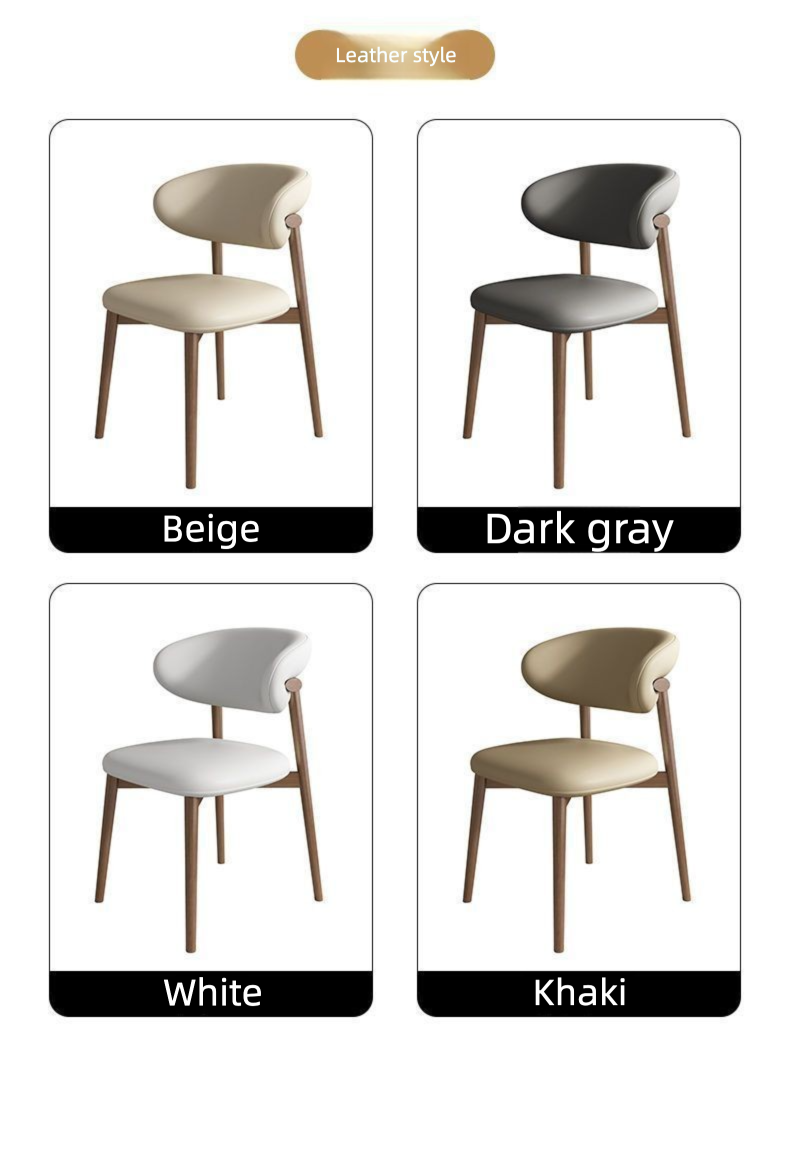 Cadeira de jantar nórdica moderna, elegante, simples, para café, lazer, negociação, casa, restaurante, com encosto, leve e luxuosa._voghion.com