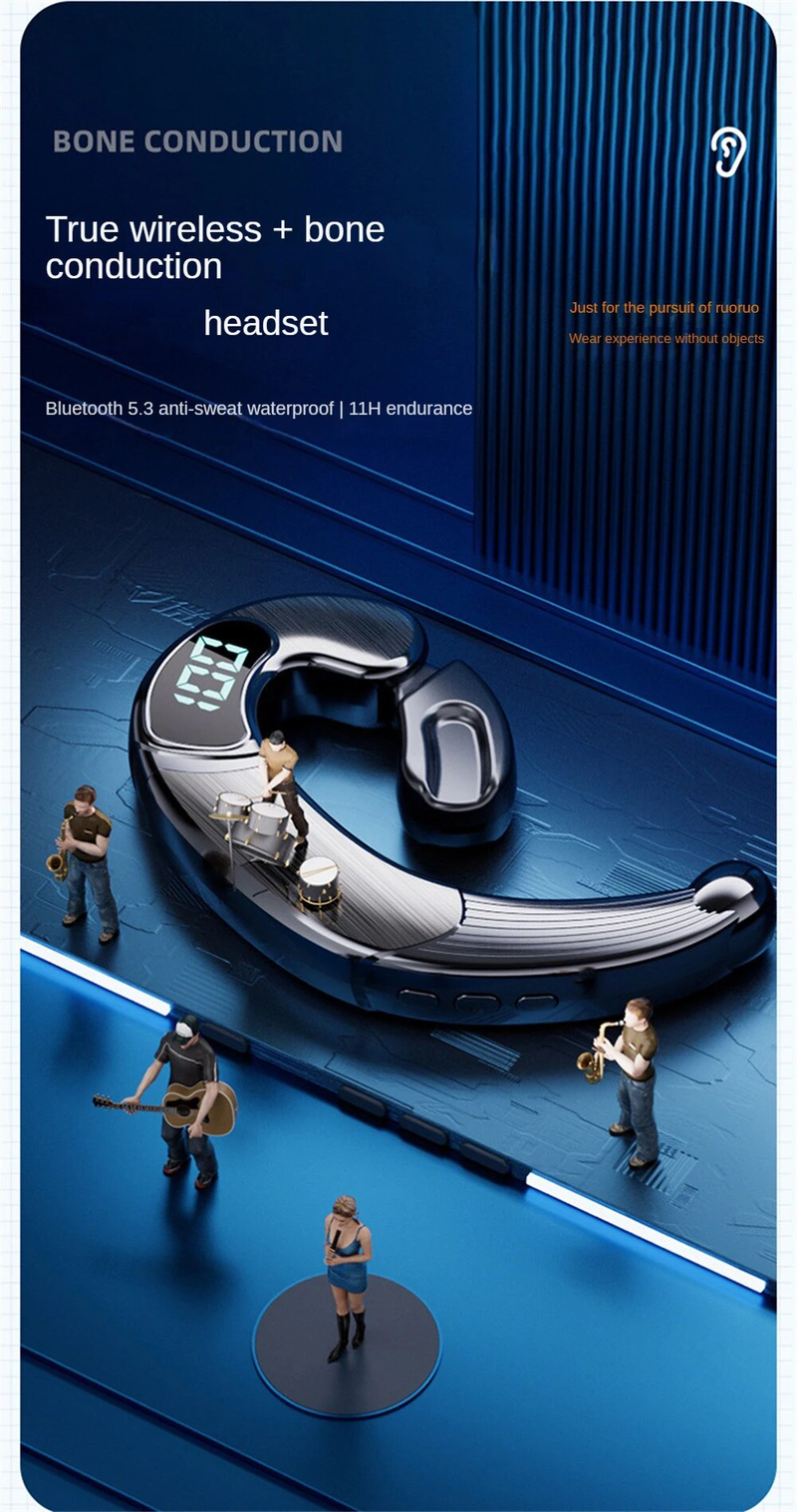 Original Wireless Bluetooth Tws Sports Headset Business Non In Ear Bone Conduction Concept Running Game Sweat_voghion.com