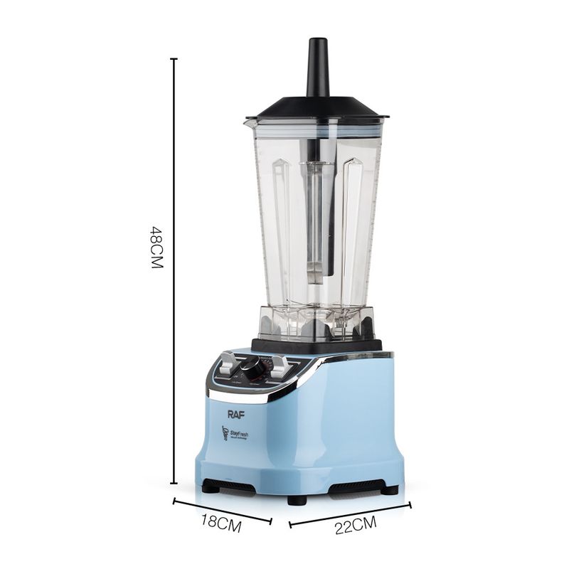 RAF Mixer Stot kommerziell Prozessor Soja Mëllech Uebst Juspresse Multifunktioun Smoothie Maschinn_voghion.com