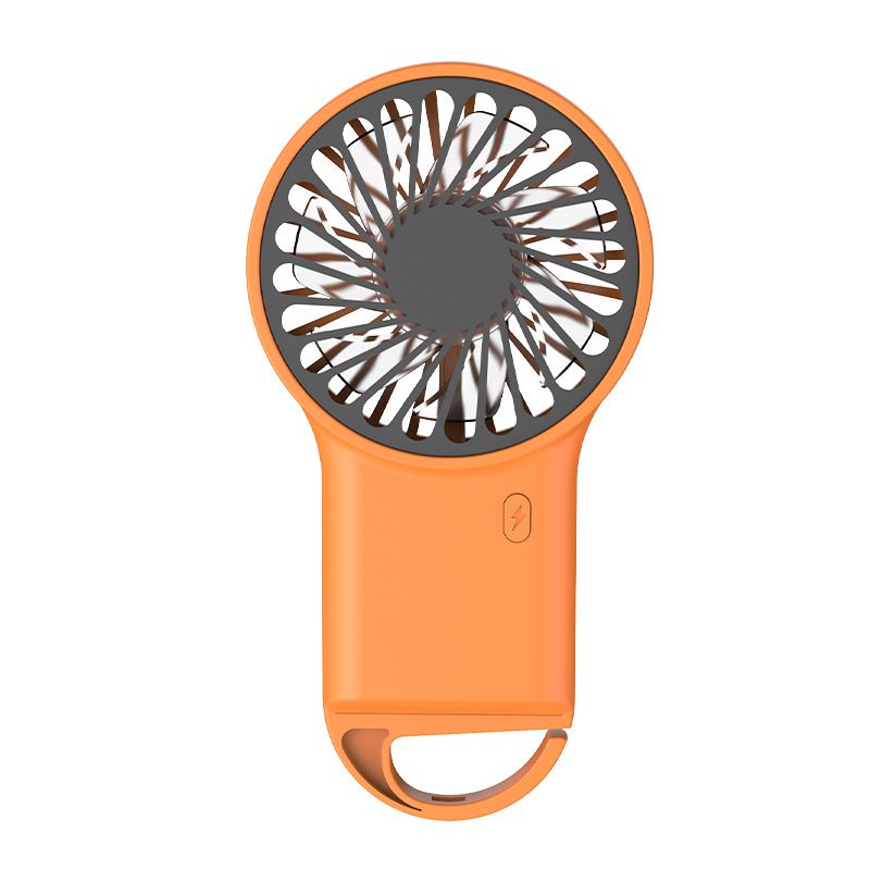 Novo mini ventilador portátil USB de mesa silencioso com display digital de 6 velocidades e alta potência para presente_voghion.com
