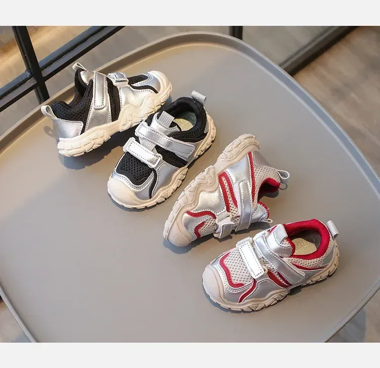 Zapatillas de deporte transpirables para niños y niñas, de otoño 2024, nuevas, ligeras, suaves y versátiles_voghion.com