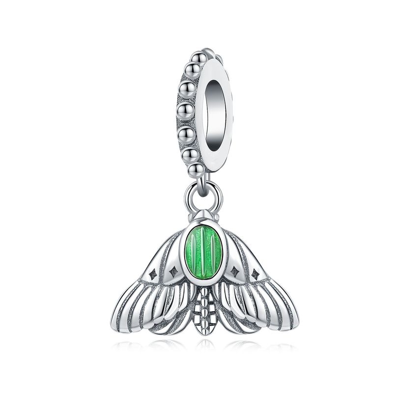 Women's Jewelry Insect Dragonfly Butterfly Firefly Charm Pendant Beads Jewelry With Bracelet Pieces White Copper Plated Silver_voghion.com