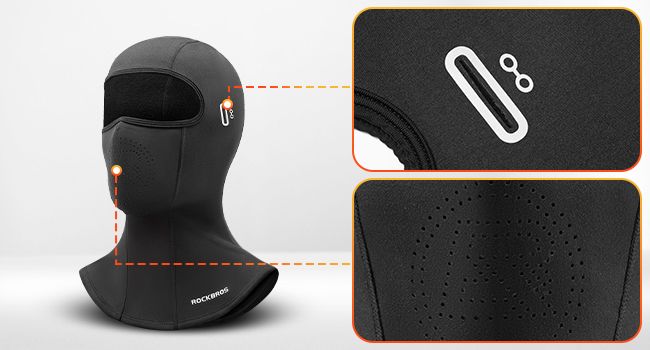 ROCKBROS Sturmhaube Pasamontañas Máscara de invierno Motorrad Fahrrad Winddicht Warm Ski_voghion.com