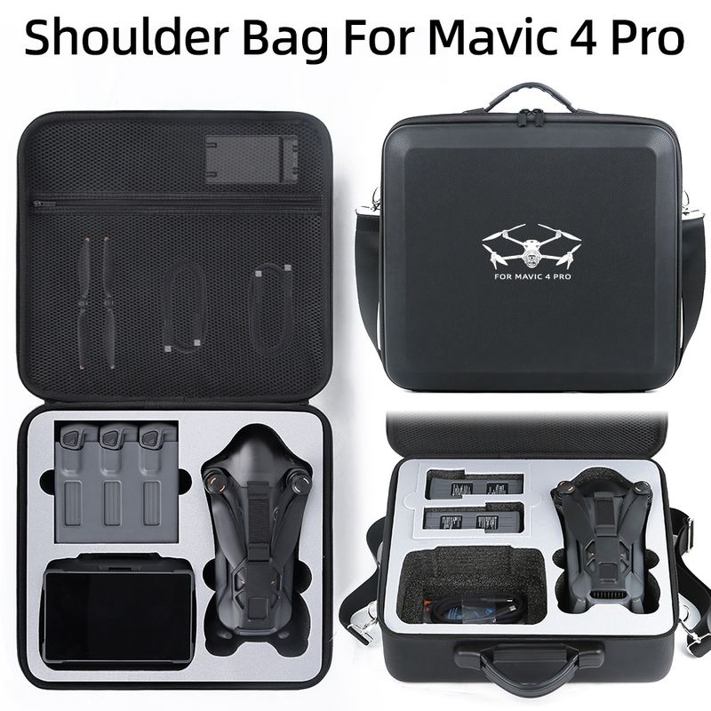 2 For DJI Mavic 4 Pro RC Pro2 With Screen Remote Controller Shoulder Carry Case Box Portable Storage Bag_voghion.com