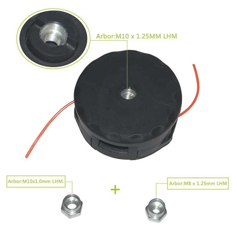Strimmer Trimmer Kapp fir Echo SpeedFeed 400 375 Arbor Bolt Bump Feed SRM210 SRM220 SRM-230 SRM2110 SRM250 SRM260 PAS210_voghion.com